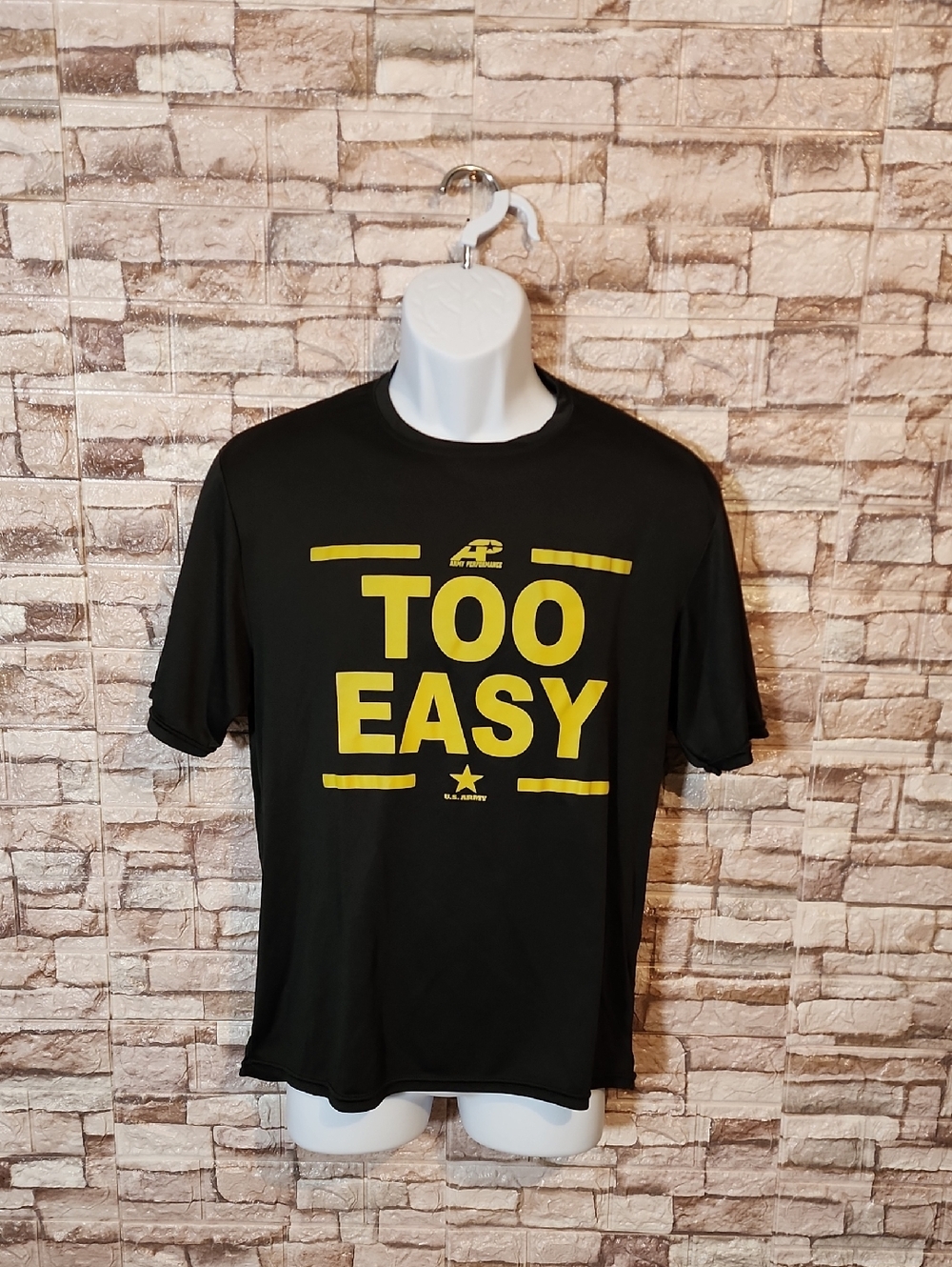 Army Performance A4 Black Too Easy T-Shirt